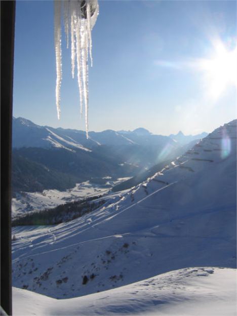 Viewpoint . . . Looking Down The Valley Over Davos Platz