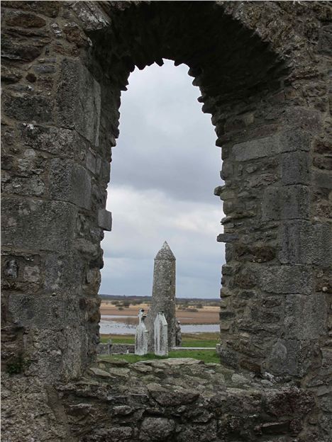 Mccarthy's Tower At Clonmacnoise