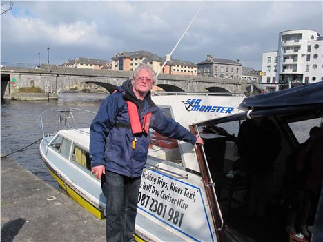 Our Lough Ree Skipper, Terry Benson