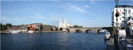 The Shannon Waterfront At Athlone