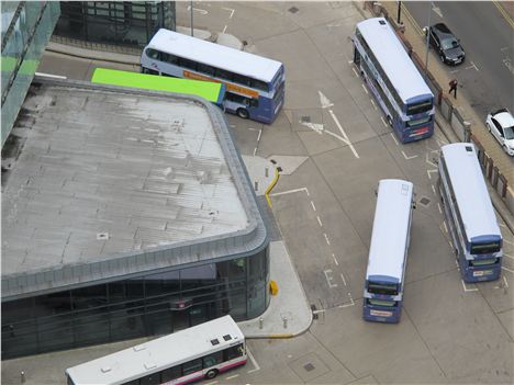 The buses dancing