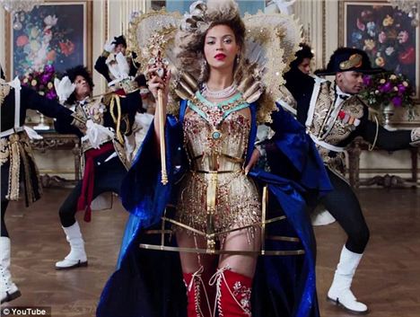 Queen Bey and her court.