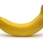 A banana looks like this