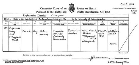 Birth-Certificate-Frank-Hornby