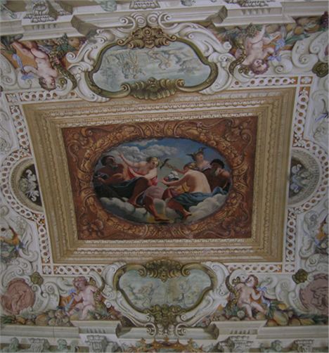 Ceiling At Villa Tiepolo Passi