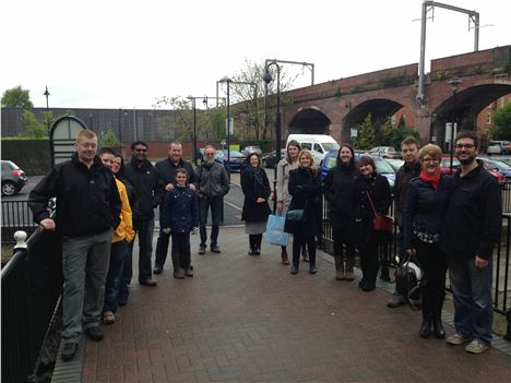 Tourers with Jeremy Shine and his beard, centre and at the back