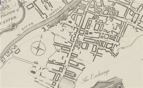 The area in 1772