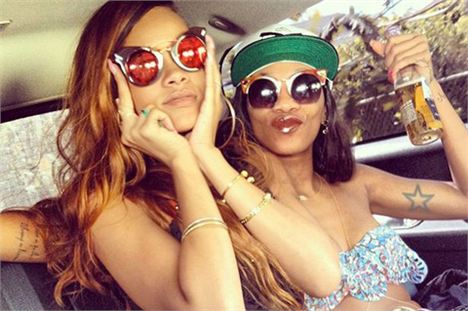 Coco & Breezy sunglasses as seen on Rihanna