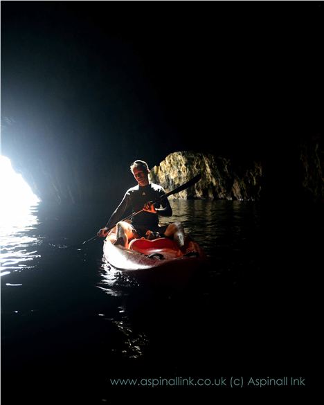 Serious Cave Kayaking