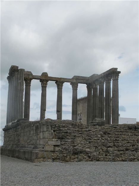 Roman Temple In Evora