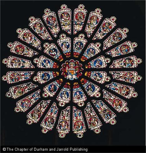 The Rose Window In Durham Cathedral