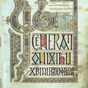 Page From The Lindisfarne Gospels