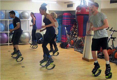 Kangoo Jumps class at Hexercise Health Club