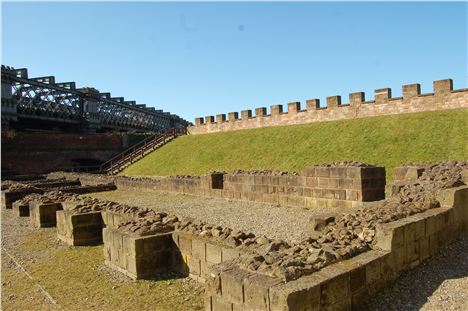 Remains of Roman fort