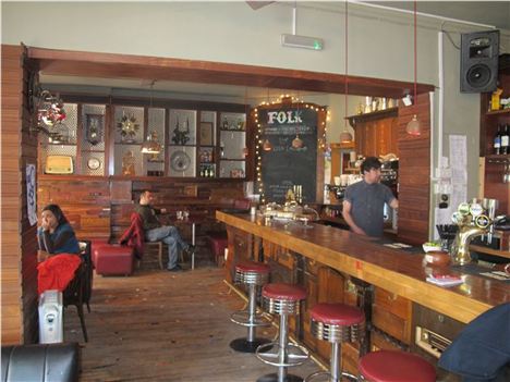 Folk Cafe Bar Interior