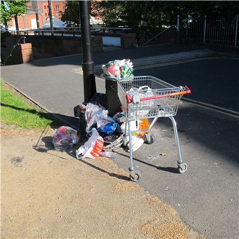 There's no excuse in having a picnic and not clearing it up - residents and visitors should have a touch more self-respect