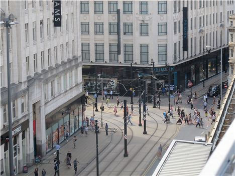 Arndale Centre and the Market Street/High Street junction