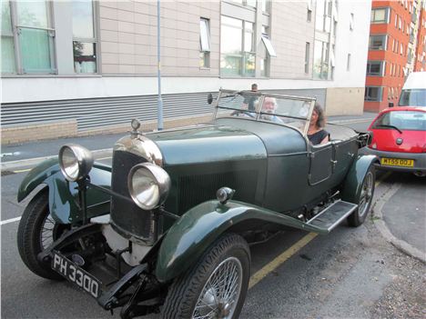 Jan's Dad Takes Festival Goers For A Vintage Spin