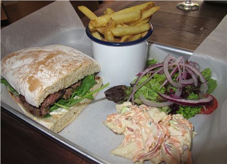 Chargrilled Steak Ciabatta At Terrace NQ