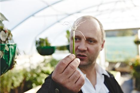 Simon Rogan talks to his veg