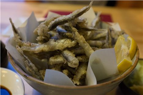 Tempura whitebait