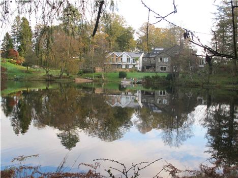 Lake House From Across The Tarn