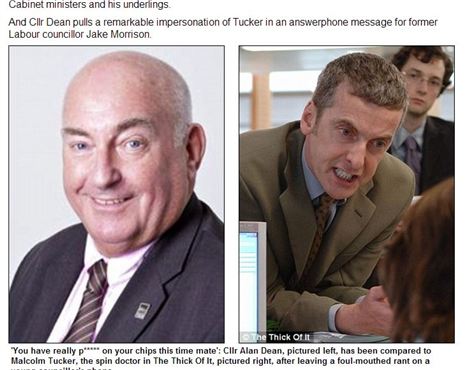 Alan Dean Is Likened To Malcolm Tucker In The Daily Mail