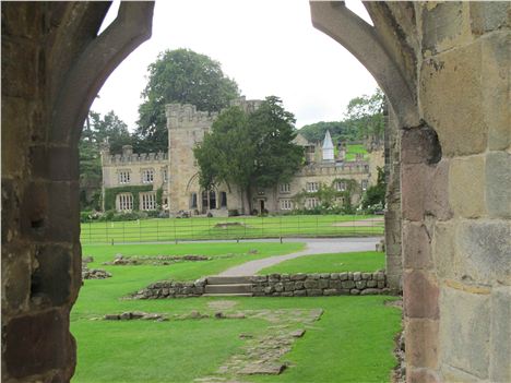 The Duke's Residence From The Abbey Ruins