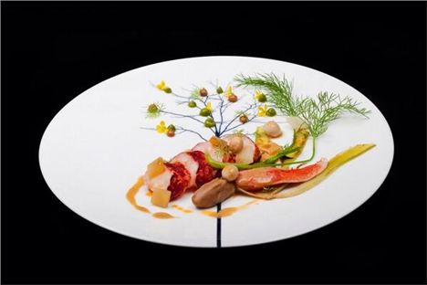 Elegance in a lobster dish