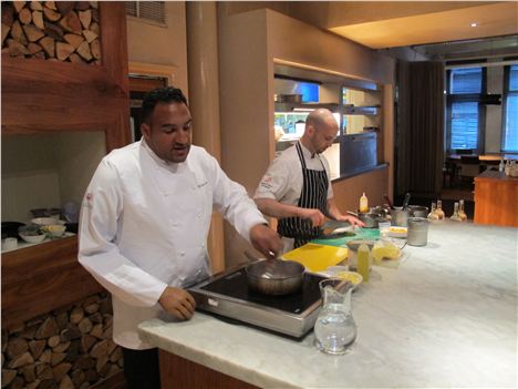 Michael Caines in action