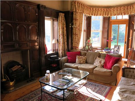 Historic Panelling In Mere Brook's Drawing Room