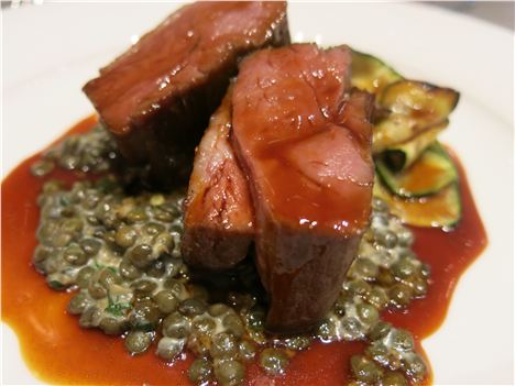 Lamb and lentils