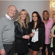 Mark Wright, Sue Wright, Fiona Beer, John Barnes and Andrea Barnes get on down