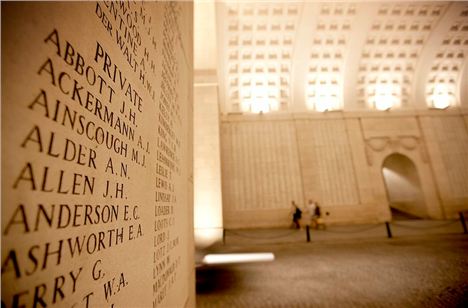 Inside The Menin Gate At Night