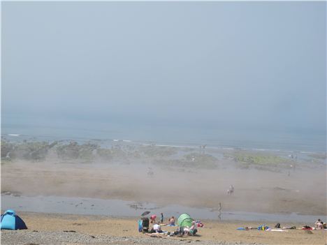 Sea Fret Lifting At Widemouth