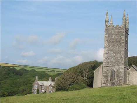 Hawker's Church And Vicarage At Morwenstow