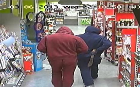 CCTV of the robbery