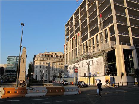 One St Peter's Square under construction