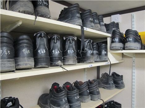 The builders' boot room