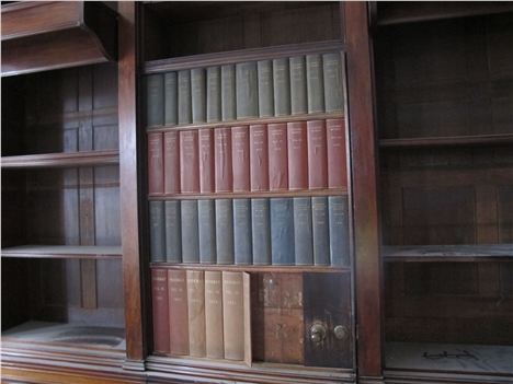 The false door in the Chief Librarian's office - to be used as event space when it re-opens