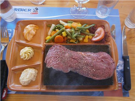 Steak On A Slate