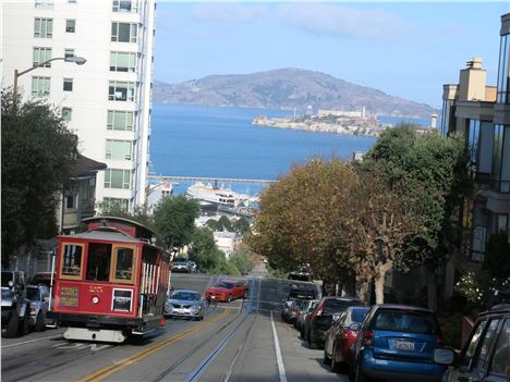 Uphill For The Hyde Street Cable Car