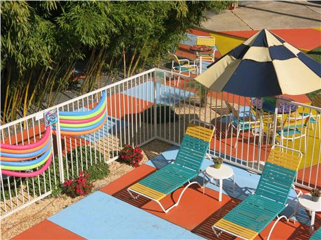 Cool Pool Area At The Hotel Del Sol