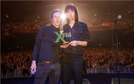 Xfm Inspiration Award: Clint Boon (left) and Bobby Gillespie (right)