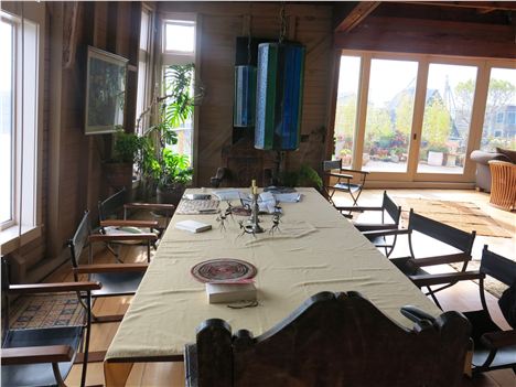 Dining Table On The Yellow Ferry