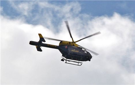 GMP Helicopter fired upon