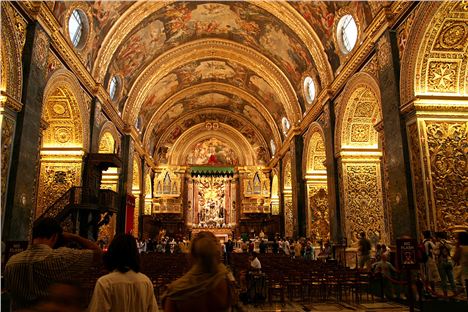 St John's golden interior