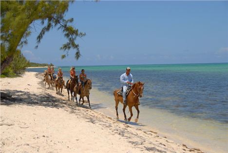 Riding Along The Beach