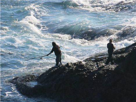 Fishing Off The Headland