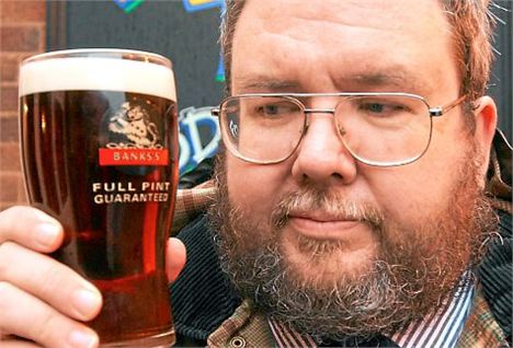 Barry, Chair Of The We're Not All Round And Hairy Branch Of Camra, Fails To Make His Point Again